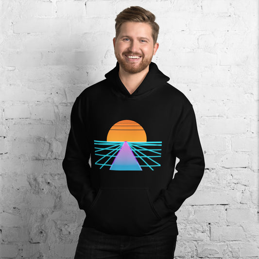 Synthwave Runway Hoodie - Unisex