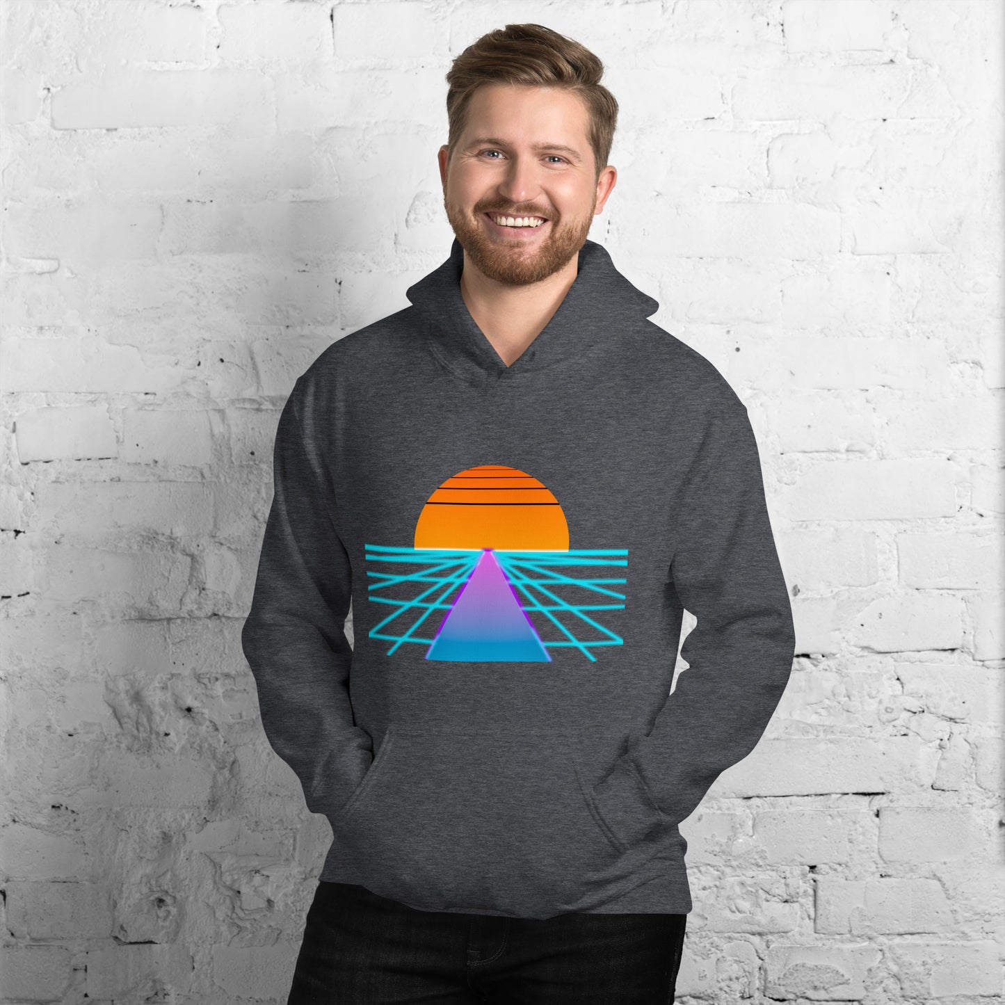 Synthwave Runway Hoodie - Unisex